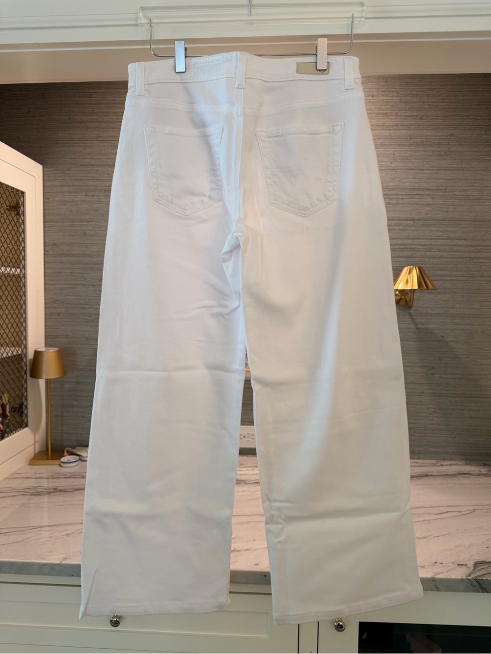 AG Low Rise Adria Wide Leg Jeans - Picture 2 of 6